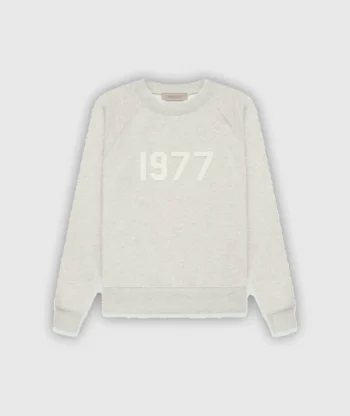 Essentials Crewneck 1977 Grey Sweatshirt
