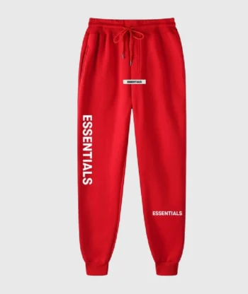 Essentials Fear of God Red Sweatpants