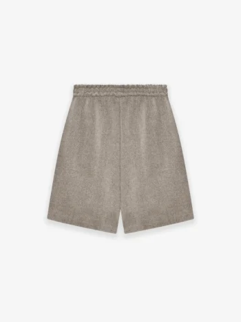 Essentials Chevron Brushed Wool Relaxed Short