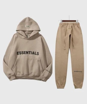 Fear Of God Essential Oversized Brown Tracksuit